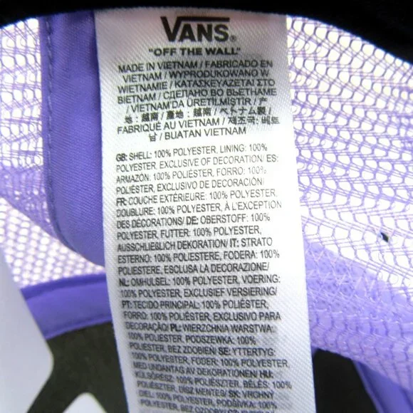 Vans Off The Wall Classic Patch Trucker Hat Snapback OS NEW - Picture 11 of 12